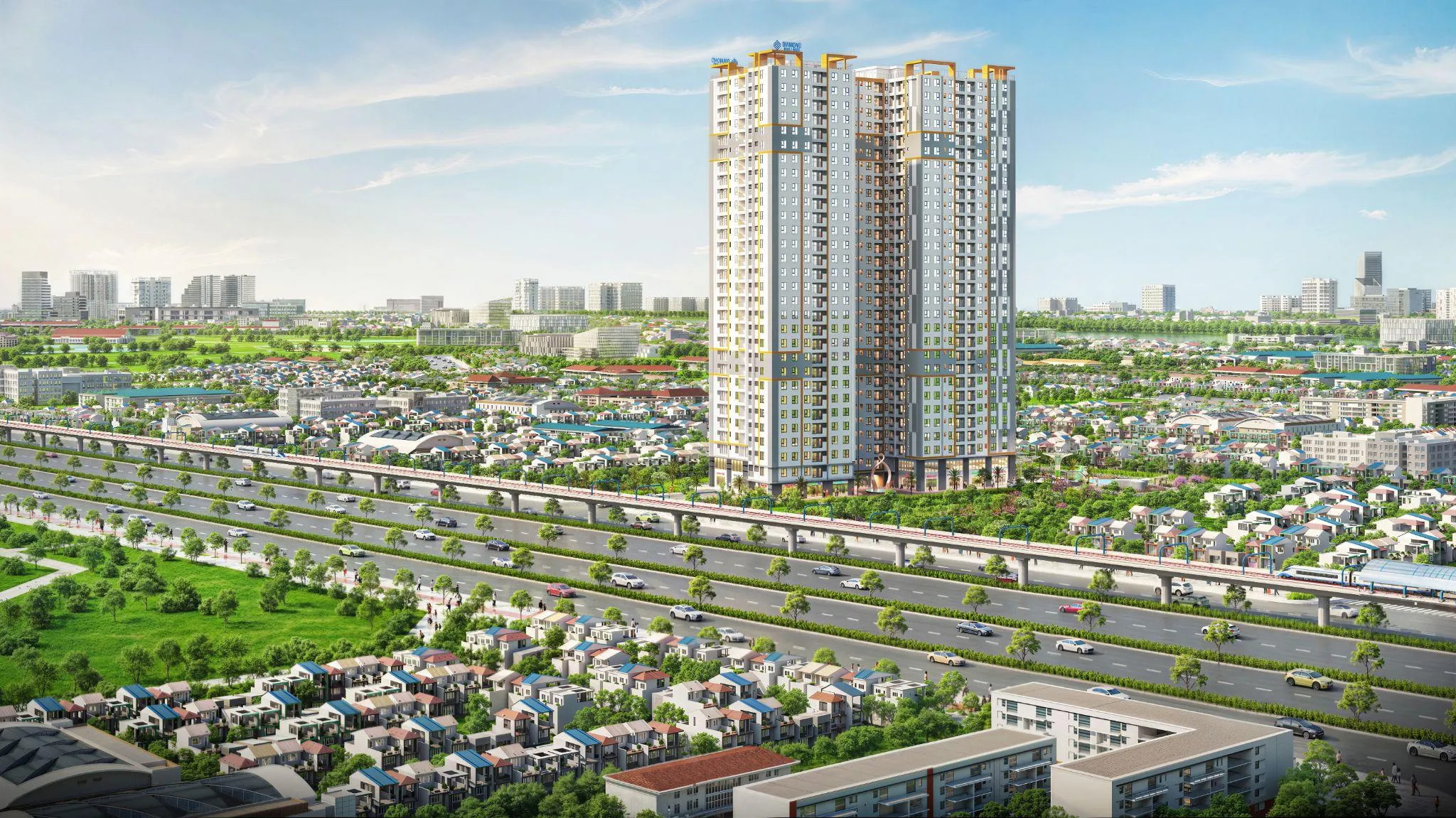 36 triệu/m2 + bàn giao full nội thất, Diamond Boulevard ngay Quốc Lộ 13 có gì?